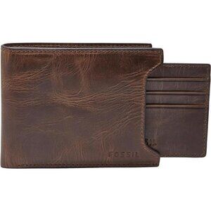 2-in-1 with Removable Card Case Wallet, Dark Brown, (Model: ML3685201)